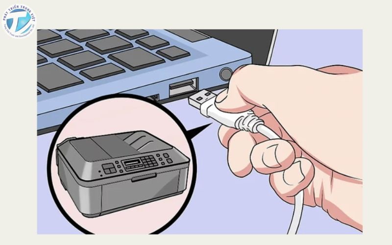 Lỗi máy in không in được do kết nối bị gián đoạn